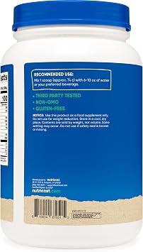Nutricost Organic Pea Protein Isolate Powder (2LBS) Unflavored
