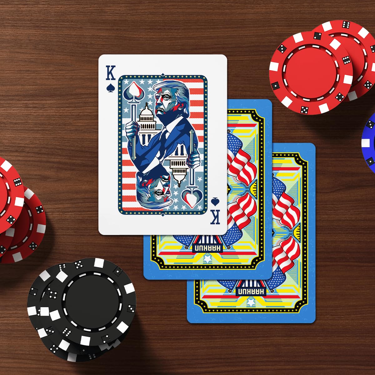 Amazon.com: HAAKUN Trump Power Playing Cards Trump Family Poker