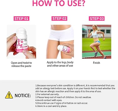 Anti Chafe Balm Stick for Thighs, Feet & Underarms