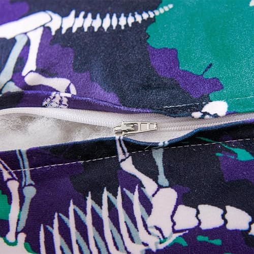 Miniatura 7 de Aimuan Almohada de lectura de dinosaurios, almohada de respaldo de cuña con brazos y soporte de espalda para sentarse en la cama, cojín inclinado,