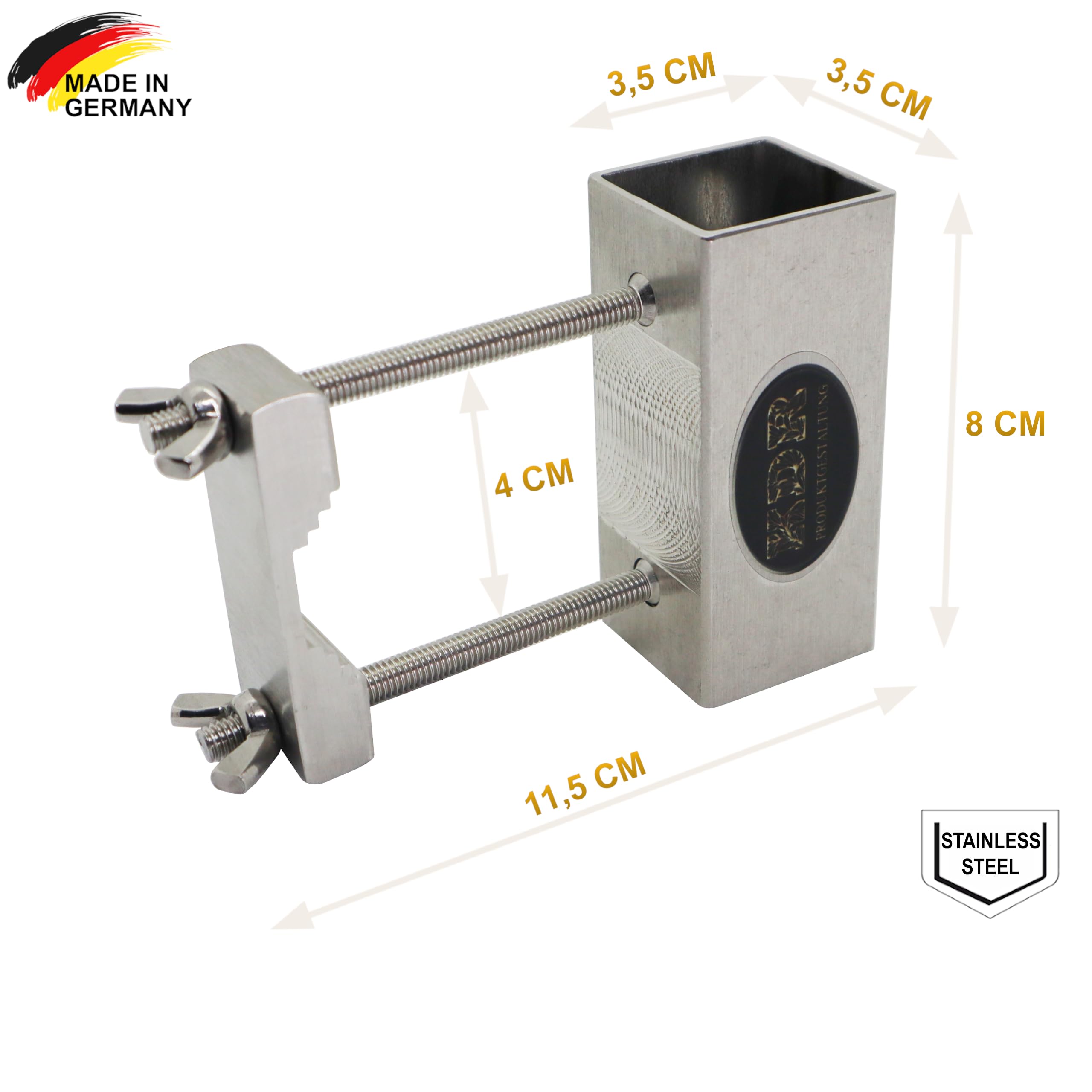 Supporto Angolare Woiron Per Ombrellone - Staffa Da Patio In Acciaio Con 6 Viti