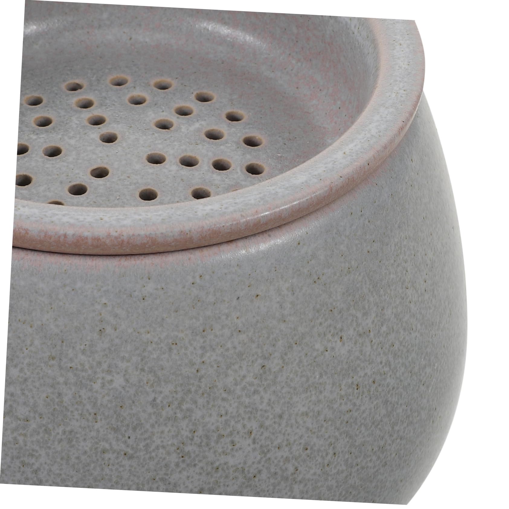 iplusmile Ceramiczny Zbiornik Do Filiżanek Do Herbaty z Filtrem i Pokrywą Pojemny Zbiornik Odpady Herbaciane Eleganckich Ceremonii Herbacianych Praktyczne Akcesorium Naczyń Herbaty