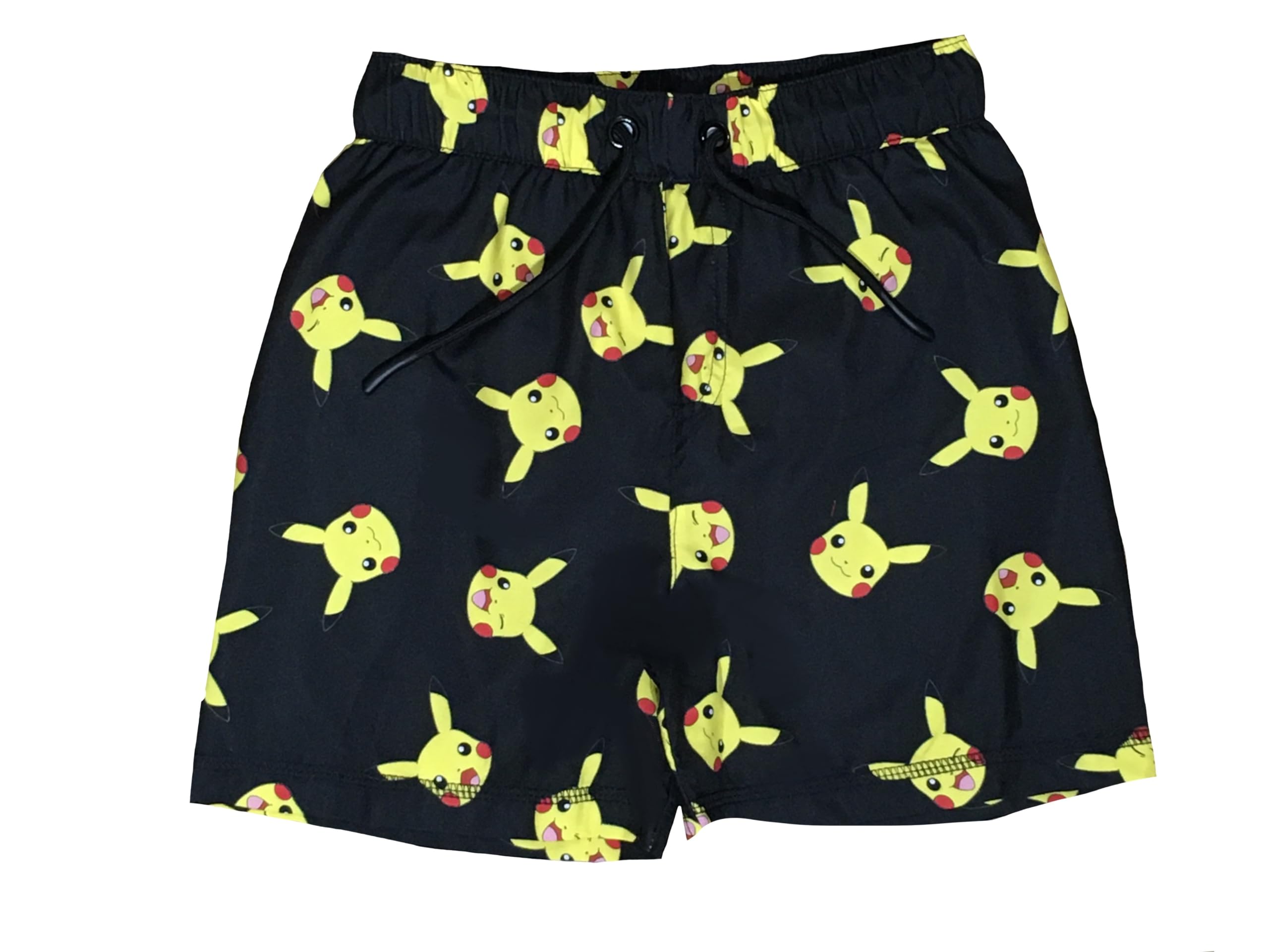 Pokemon Pikachu Bañador para niño, Negro, Edad 3-12 años