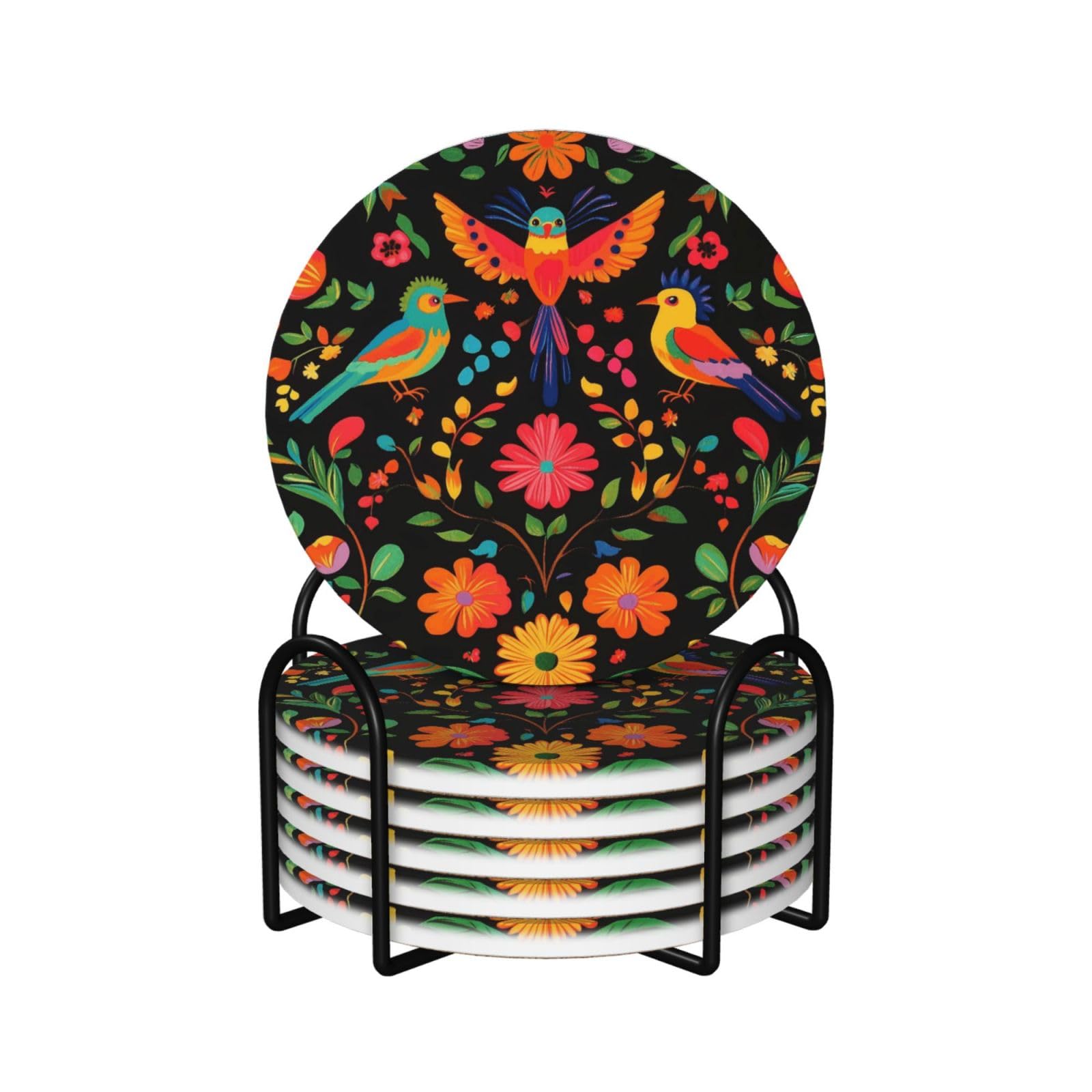 Dessous de verre oiseau mexicain pour embellir votre table basse