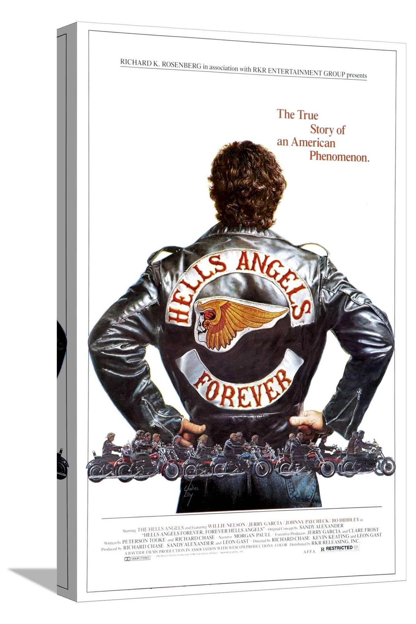 Amazon.com: AllPosters Lienzo estirado HELLS ANGELS FOREVER