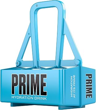 PRIME HYDRATION Bottle Carrier, Team Sports Squeeze Bottle Holder, Holds 6 Bottles