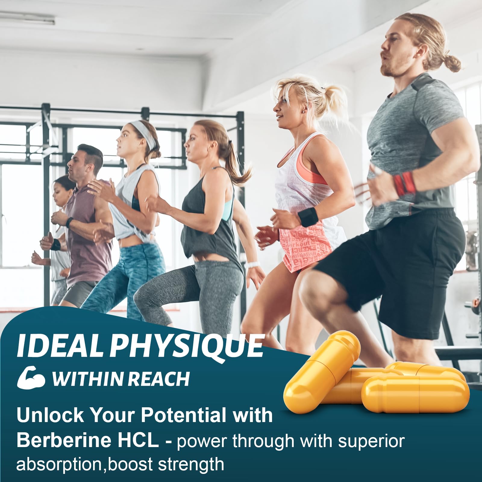 Berberine HCl 1500mg Supplement, 180 Veggie Capsules — Amazon image 3