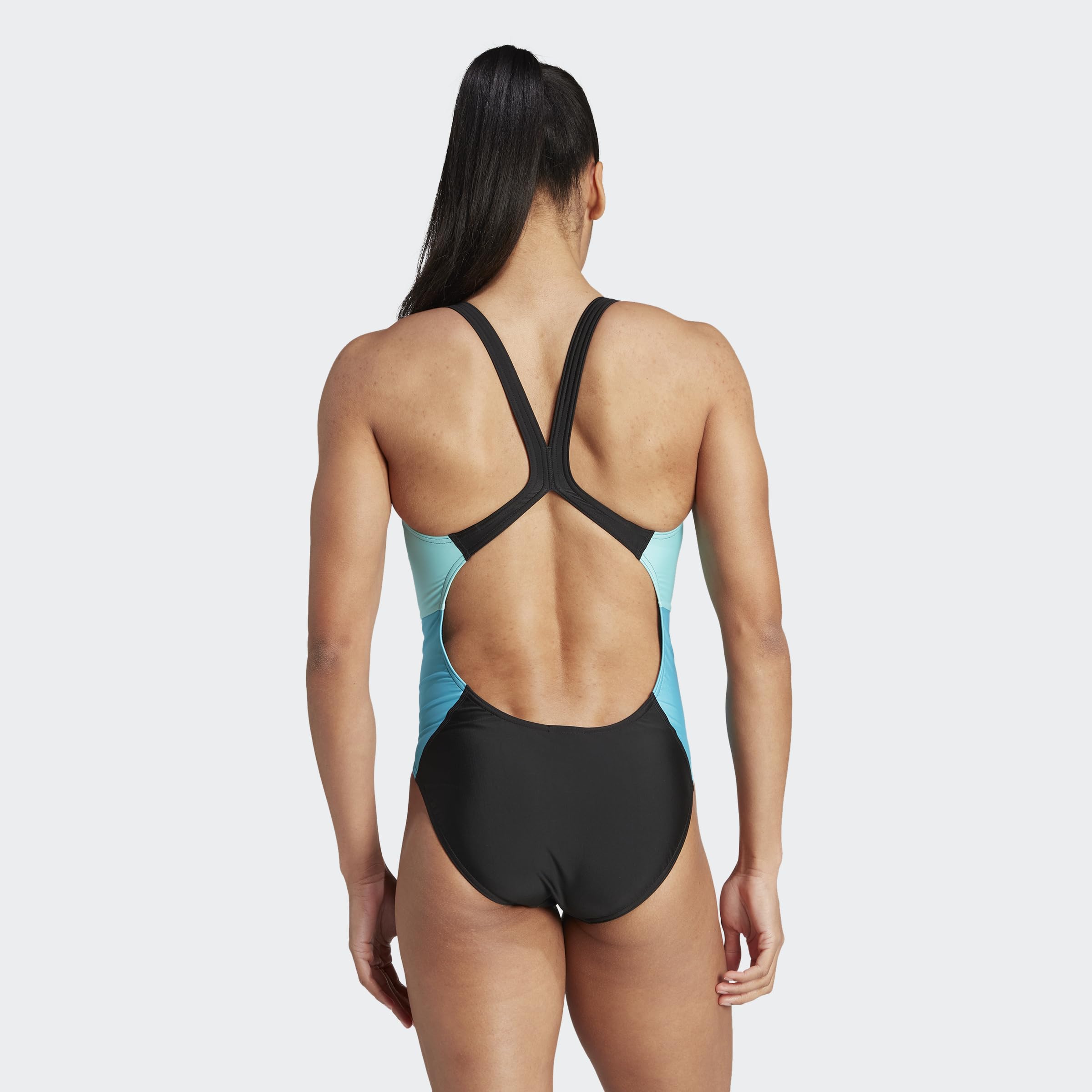 Adidas Damen Colourblock Swimsuit Badeanzug