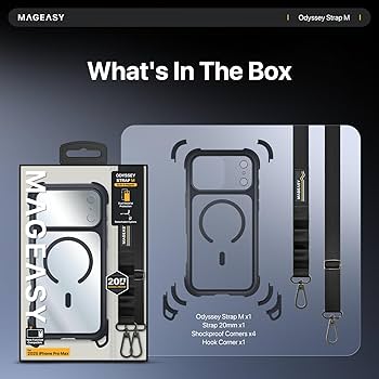 MAGEASY iPhone 17 Pro Max ショルダー ストラップ Amazon.co.jp: 【MagEasy】 iPhone 17 Pro 対応 ケース