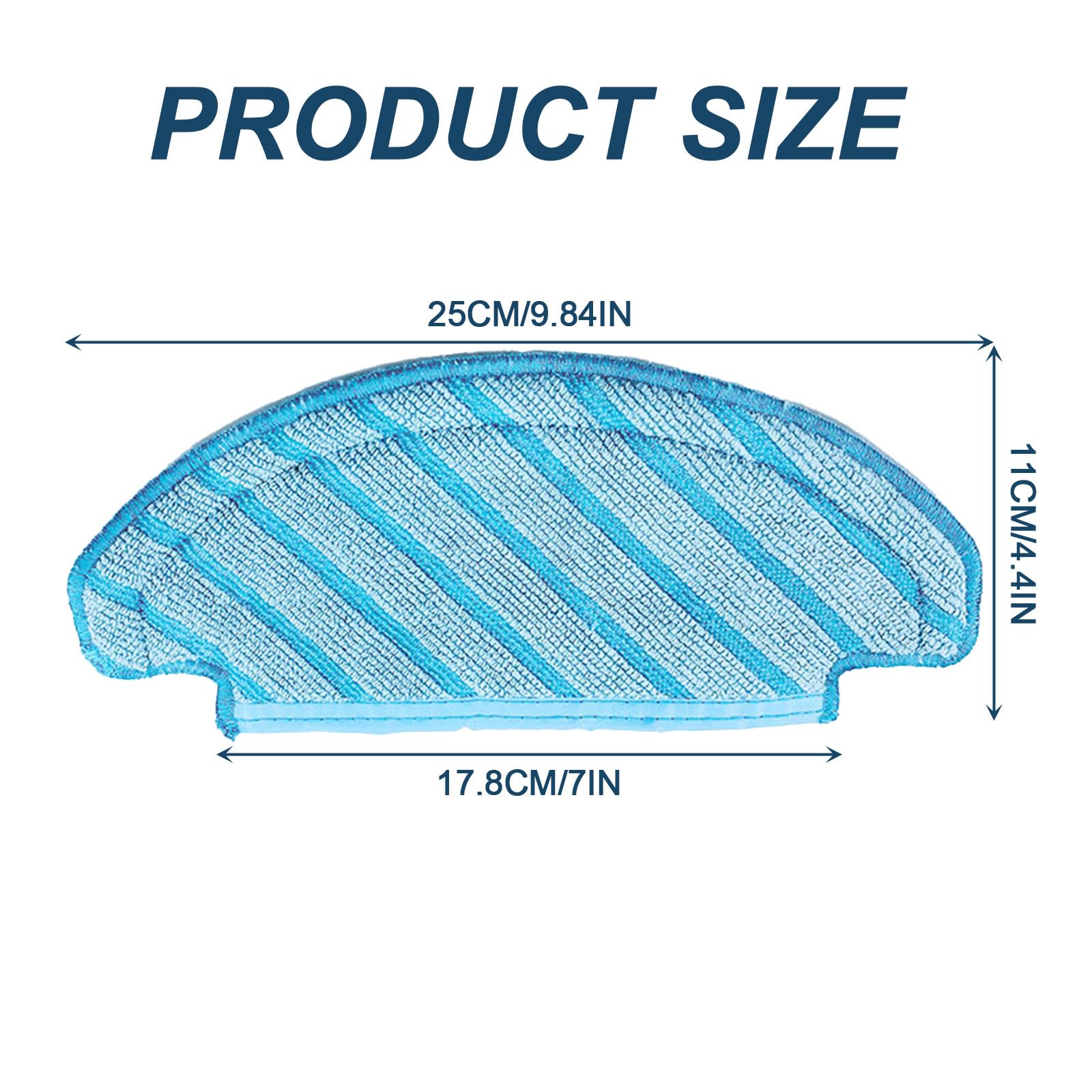Panni Microfibra Per Robot Pulizia Ecovacs - Set 5 Pezzi Lavabili - Foto 9
