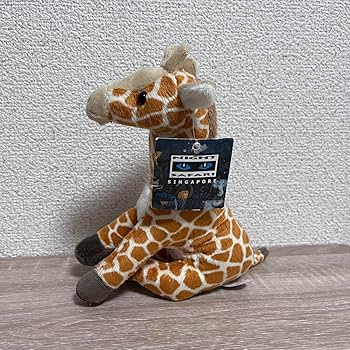 Amazon.co.jp: キリン ぬいぐるみ 全長約19㎝ シンガポール
