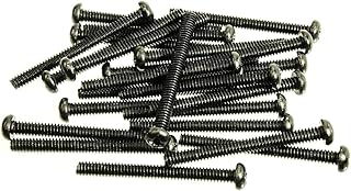 HDCustom Humbucker Pickup Height Adjustment Screws, Black, Package of 24
