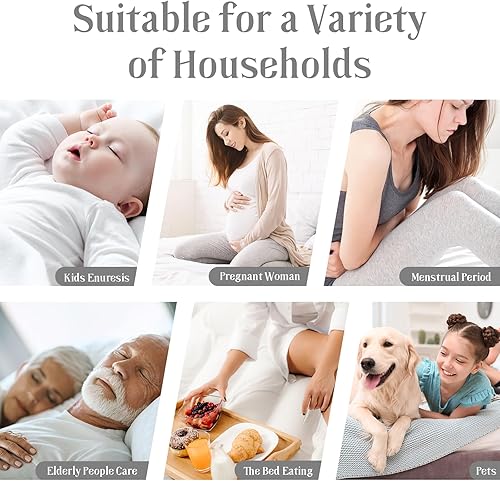 Miniatura 7 de 2 Pack Waterproof Mattress Protector, King Size Mattress Pad with Deep Pocket 6"-18" Depth, Soft & Noiseless Dirt-Proof Bed Mattress Cover Washable