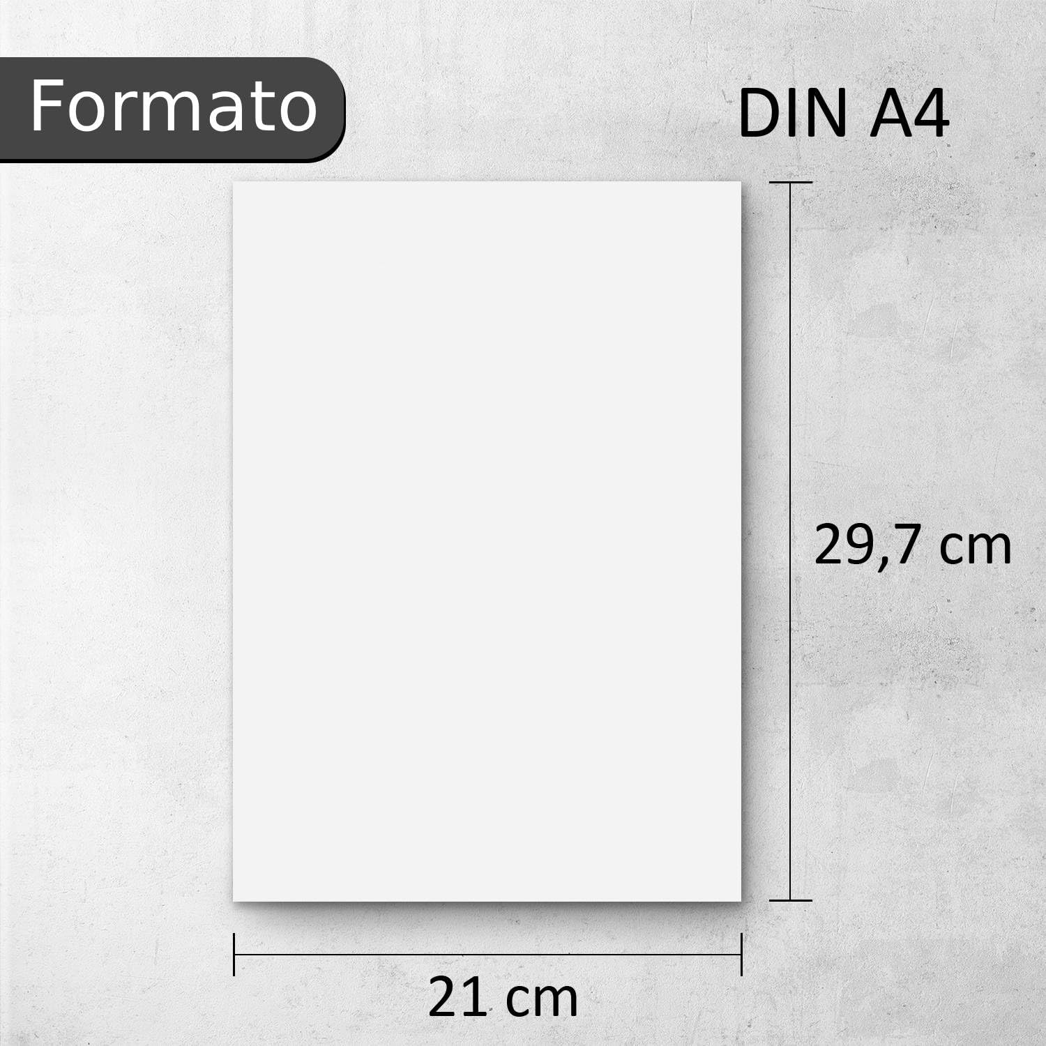 younikat Carta adesiva A4 autoadesiva 250 fogli bianco opaco - az067 | Carta adesiva stampabile per adesivi ed etichette con superficie opaca, adatta a stampanti laser e applicazioni creative