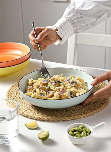 Miniatura 4 de Sweese Juego de 6 cuencos de 30 onzas y platos de 7.4 pulgadas