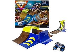 Monster Jam Ramp Freestyle Playset: Thrill-Packed Stunts for Kids 4 and Up
