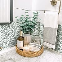 Vista 13 de Calcomanías de vinilo para azulejos de estilo bohemio para despegar y pegar, calcomanías autoadhesivas para azulejos de pared, calcomanías Acero