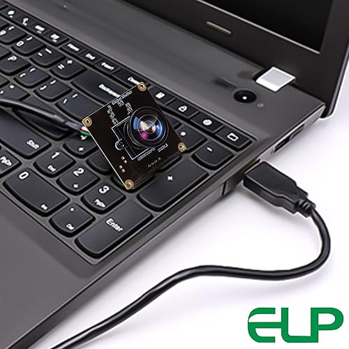 Miniatura 7 de ELP Módulo de cámara USB de obturador global gran angular de alta velocidad para computadora 1080P Mini UVC USB2.0 Tablero de cámara web con lente