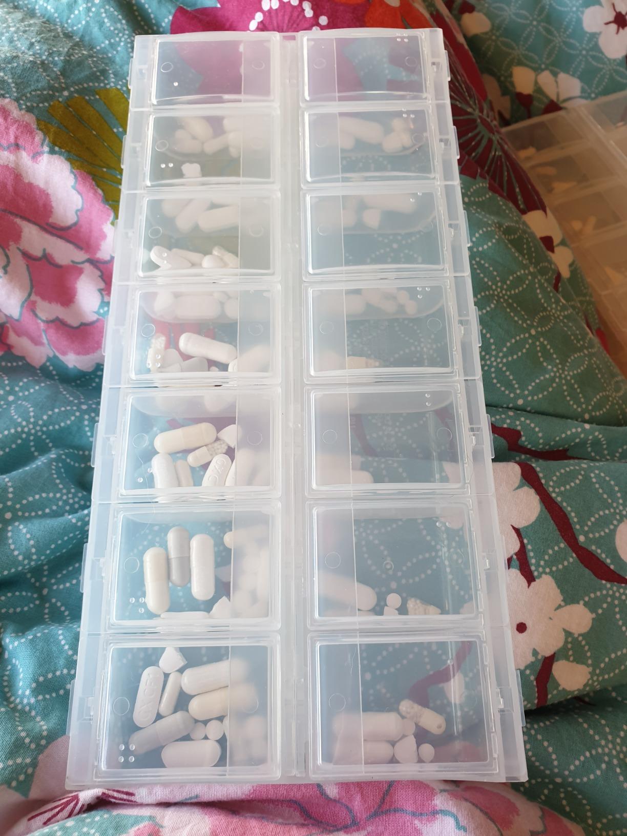 CRAFT MATES Bead Organizer and Plastic Storage Containers For Crafts