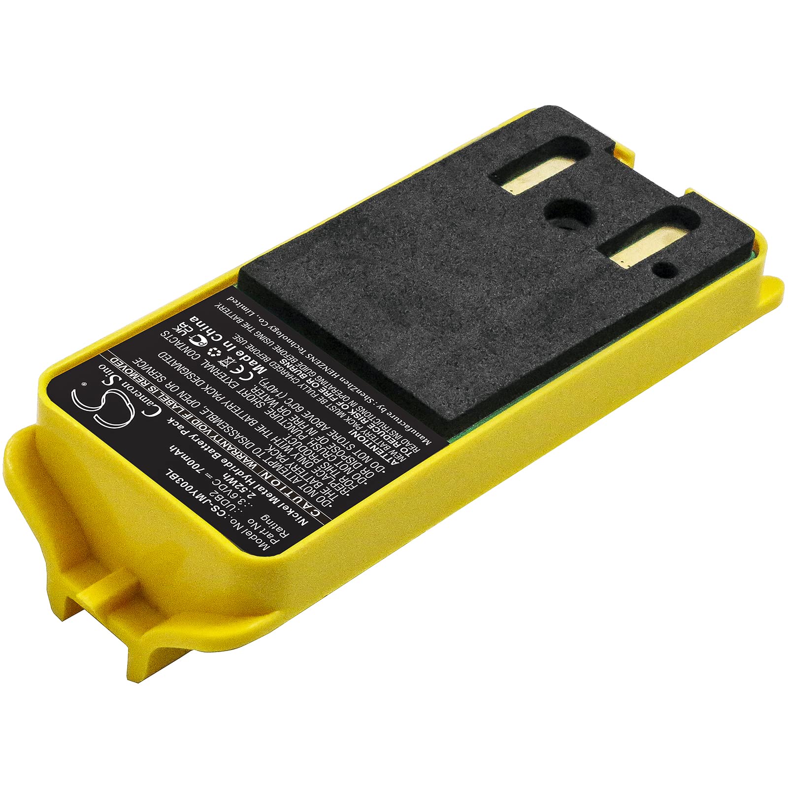 TECHTEK Batteries Compatible avec [Jay] A003 Has, Modular Industrial Radio Remote Control, Remote UDE remplace UDB2