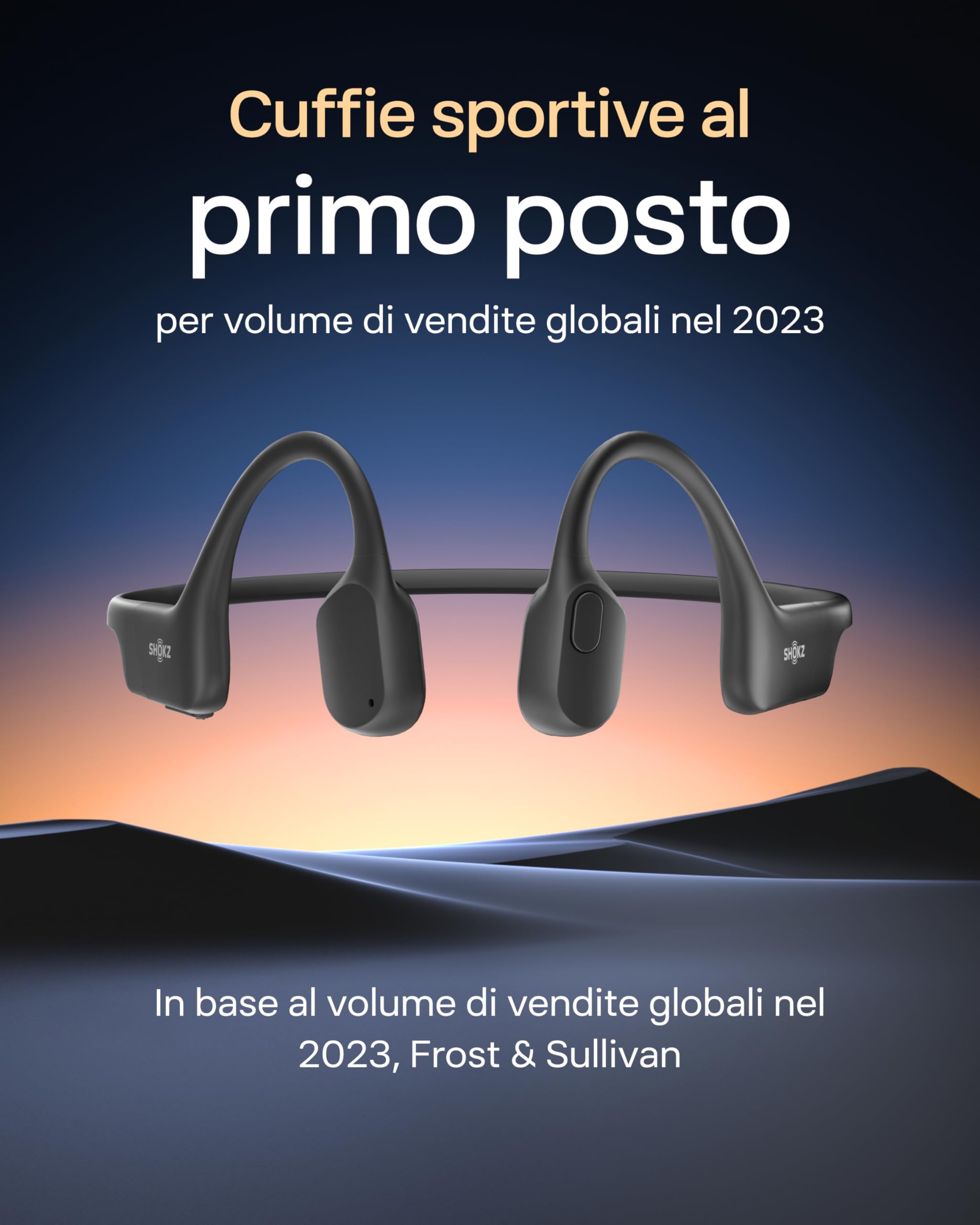 SHOKZ OpenRun Earphones Bluetooth Outdoor - Dettaglio