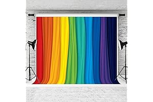 Kate 7x5ft Rainbow Backdrop for Photography, Colorful Background