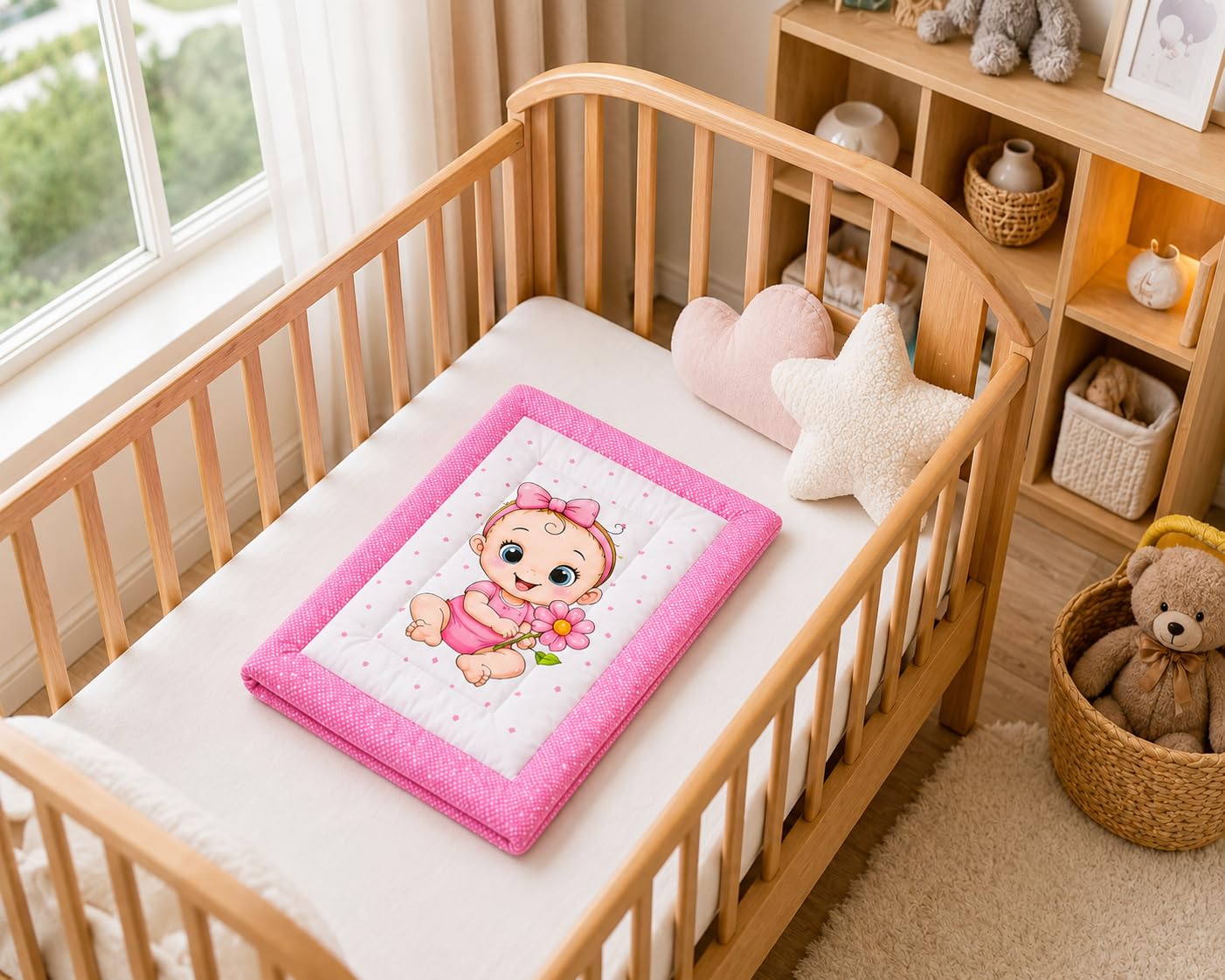 Baby Sleeping Mat for Newborn, Infants & Toddlers | Soft Cotton