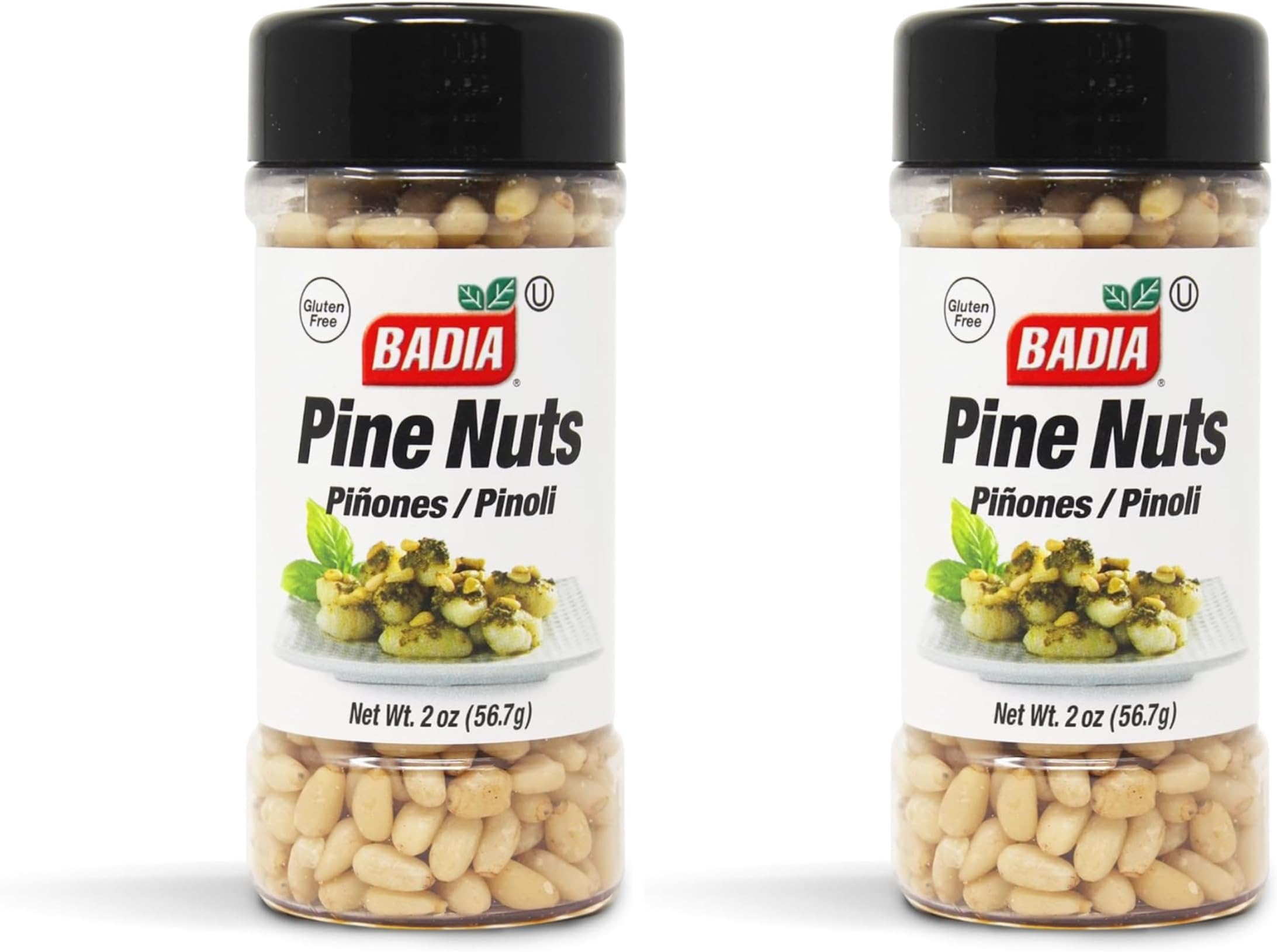 Pine Nuts, 2 oz – Premium Pine Nuts for Cooking, Salads, Baking, Pesto, Mediterranean Dishes, Snacks & Healthy Recipes – No Salt or Additives (Pack of 2)