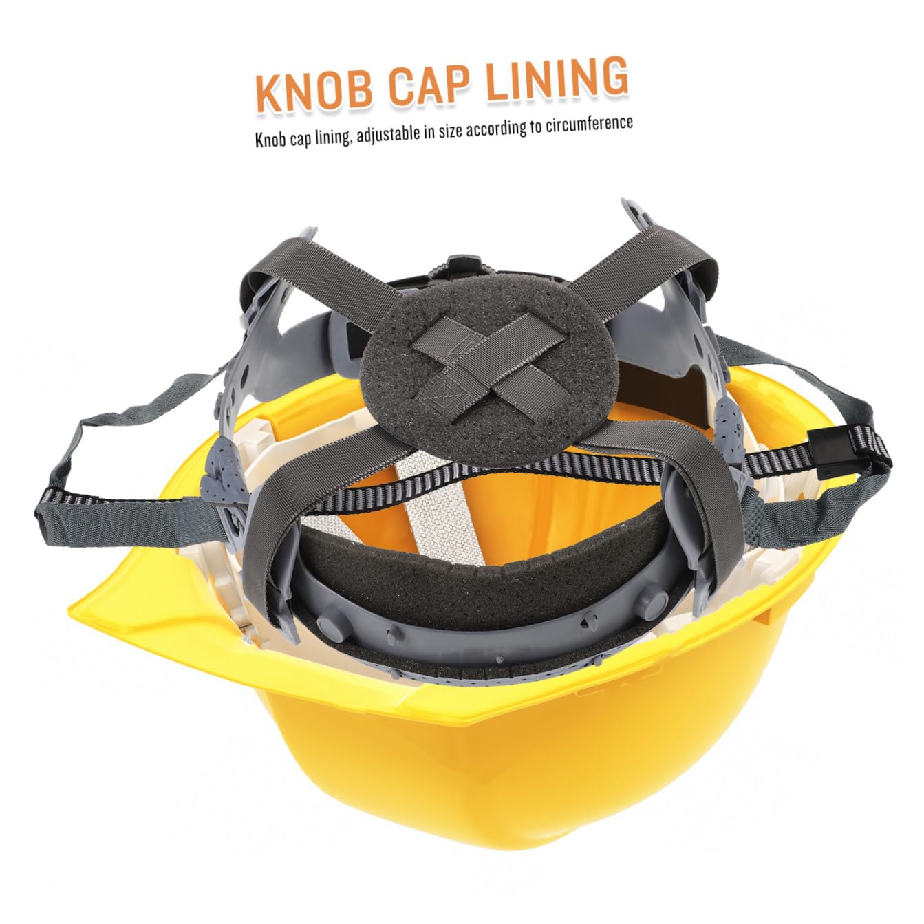 SHINEOFI Revestimiento de Suspensión Casco de Seguridad Ajustable Accesorio Transpirable Compatible con Estándar de Construcción