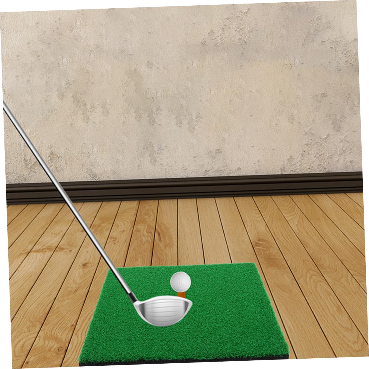 BELLIFFY Golfing Turf Mat 30x30cm Portable Hitting Mat Training Aid for Boys and Girls Adults