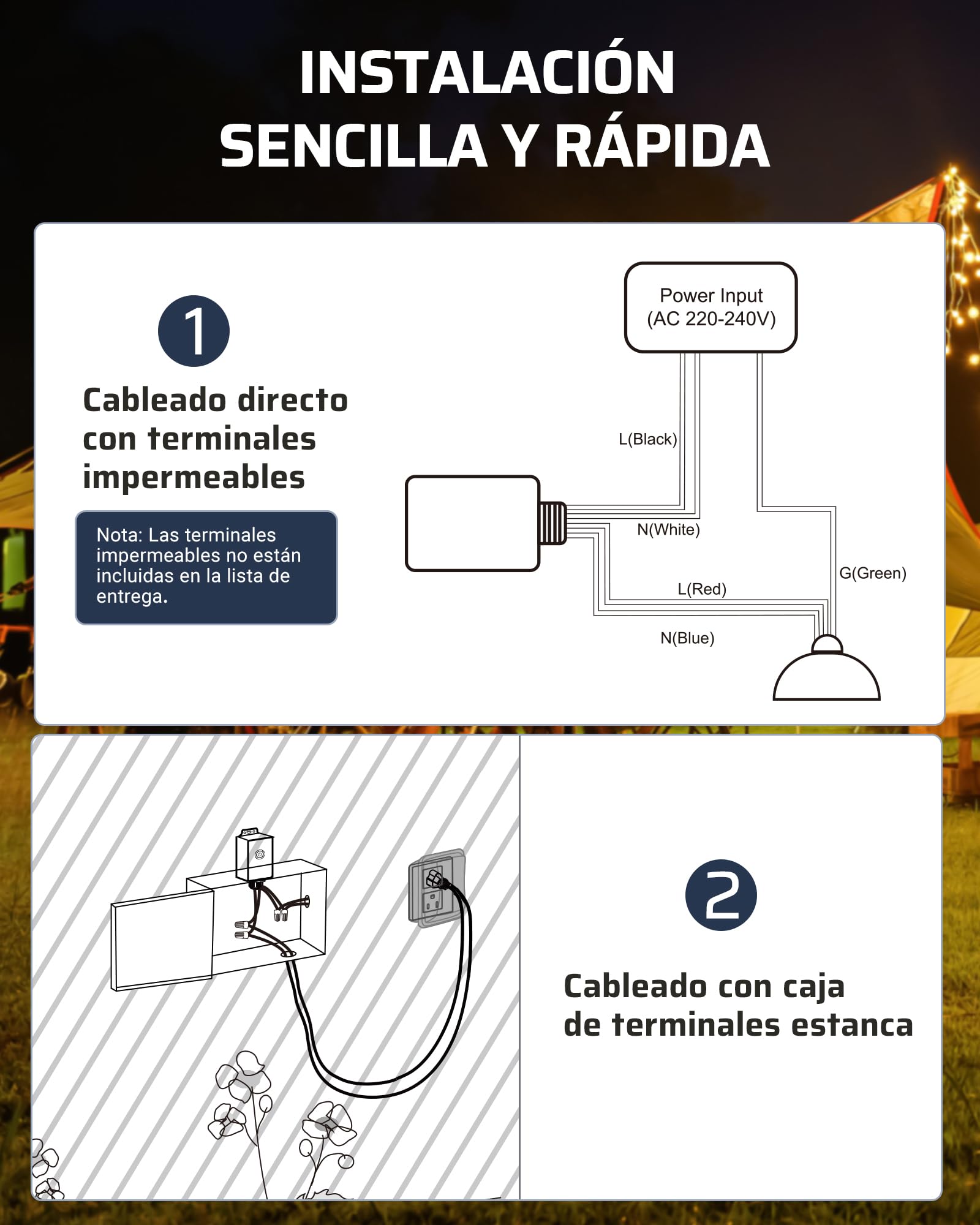DEWENWILS Interruptor Inalámbrico para Exterior, IP65 Impermeable, Interruptor de Luz Inalámbrico, No Requiere Cableado, Programable y Ampliable