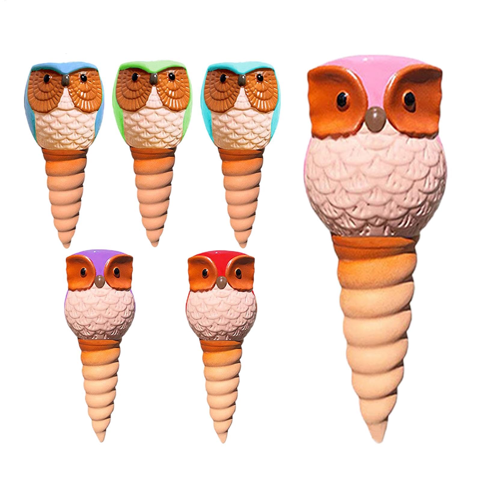 Owl Waterer - Set di 6 punte per irrigazione automatica per piante da interno e interno