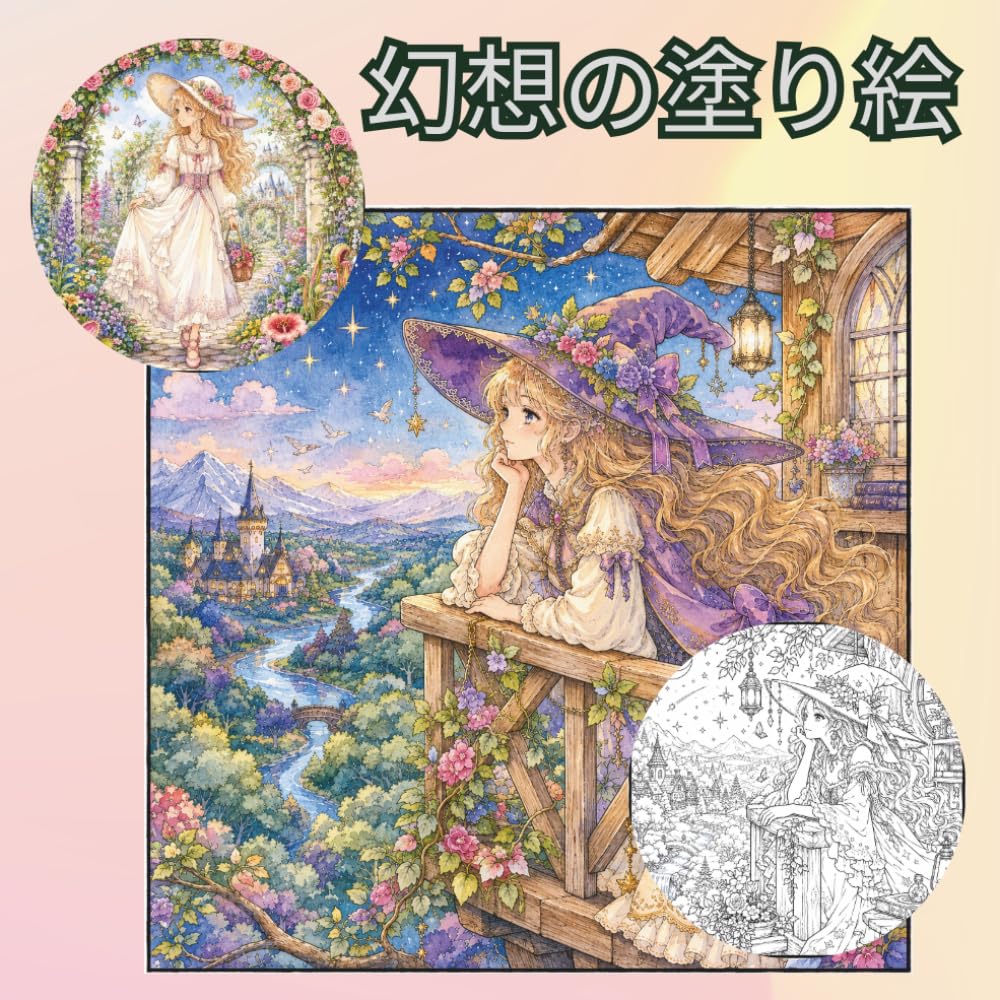 幻想の塗り絵