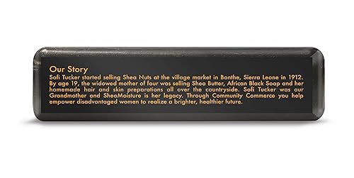 Miniatura 4 de SheaMoisture Jabón negro africano con manteca de karité, cuidado de la piel, piel propensa al acné, jabón negro africano, jabón hidratante de