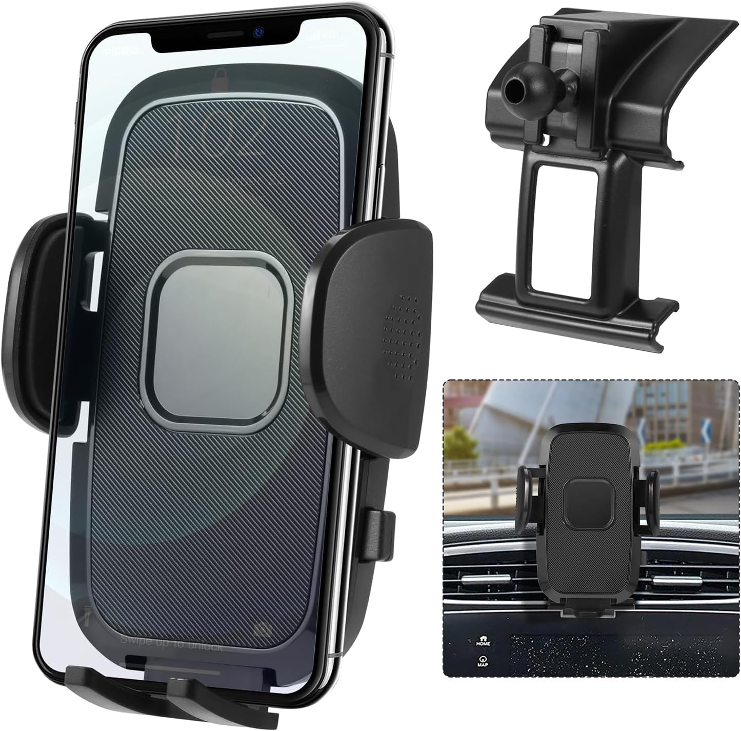 DJXCAR Phone Mount For Honda CR-V 2017-2025 | Universal 4.7-7" Phone Holder | Thick Case Friendly | 360° Rotation | Dashboard Car Accessory