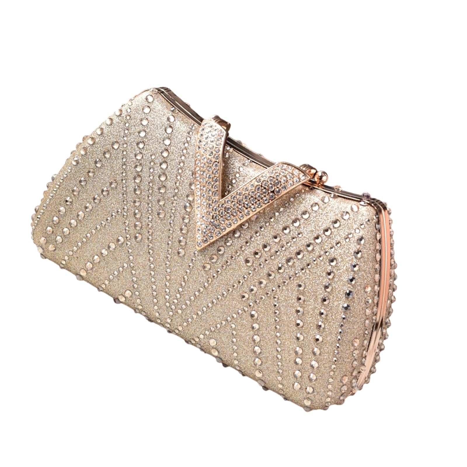 BWANGIAO Glitters Purse for Women Evening Bag Sparkly Wedding Handbag Shoulder Bag for Bridal Party Prom
