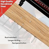 Vista 5 de SHALL 16 Gauge Finish Nails, 2000-Count (1-1/4, 1-1/2, 2, 2-1/2 Inch) 16GA Galvanized Finishing Nails Assorted, Nail Gun Nails & Small Finishing