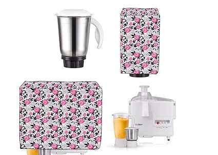 Cool Dealzz Mixer and Grinder Cover Check Printed Mixer Grinder Full Closure Cover -Multi