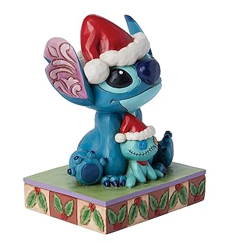 コストコ　クリスマス　ジムショア　スティッチとスクランプ　約33cm 置き物 コストコ クリスマス ジムショア スティッチとスクランプ 約33cm