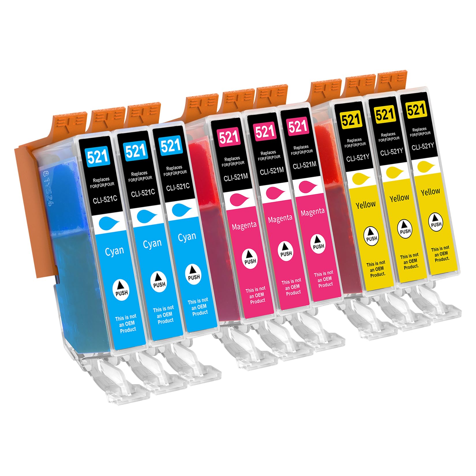 5 Cartucce D'inchiostro CMYK Per Canon MP560 MP620 MP630 - Foto 4
