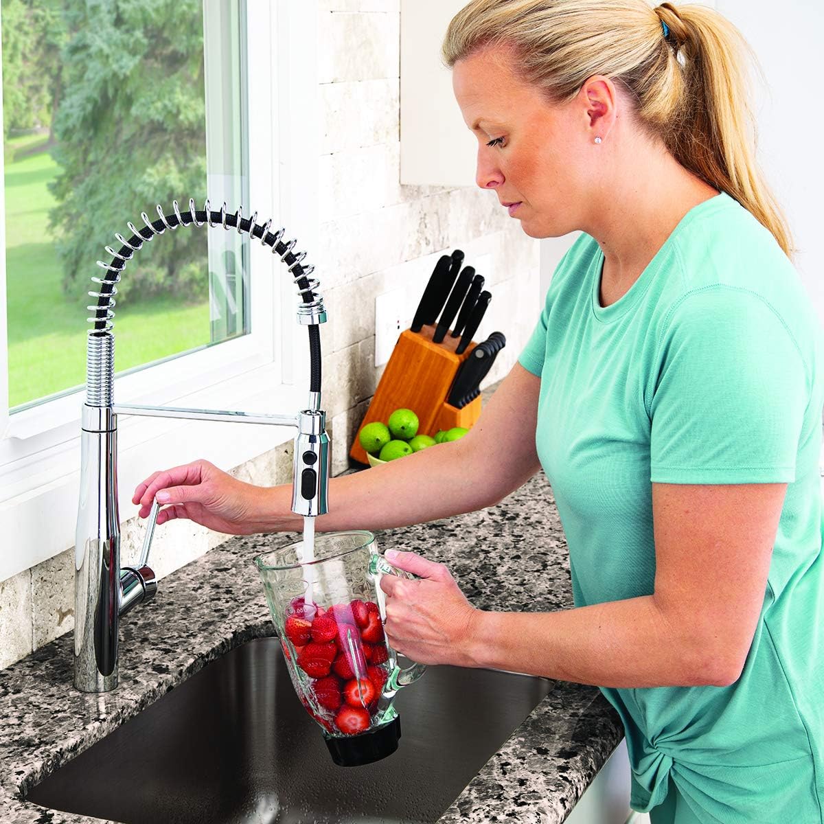 Frее Shірріng оƒƒеr Speakman SB-1043 Neo Spring Kitchen Faucet with Pull Down Sprayer, Polished Chrome