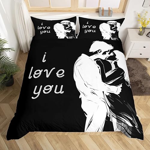 Miniatura 24 de Juego de funda de edredón de cinta musical vintage, tamaño matrimonial, juego de ropa de cama con estampado de cinta retro de los años 80, funda de