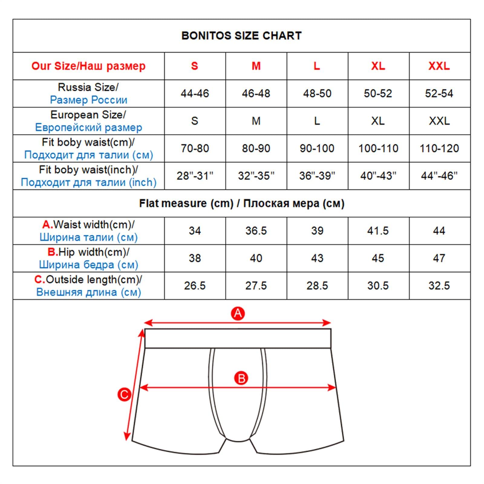 Boxer Uomo 4Pcs Set da Uomo Boxer Shorts Soft Cotton Sexy Biancheria Intima Boxershorts