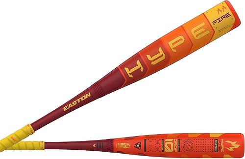 Easton 2025 Hype FIRE Baseball Bat USSSA -5 -8 -10 Drop 2 34" Barrel 2 Pc. Composite