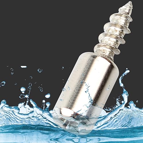 Miniatura 4 de Tornillos autorroscantes, soporte laminado para gabinete, soporte para tablilla sin perforación con funda antideslizante, adecuado para orificio de