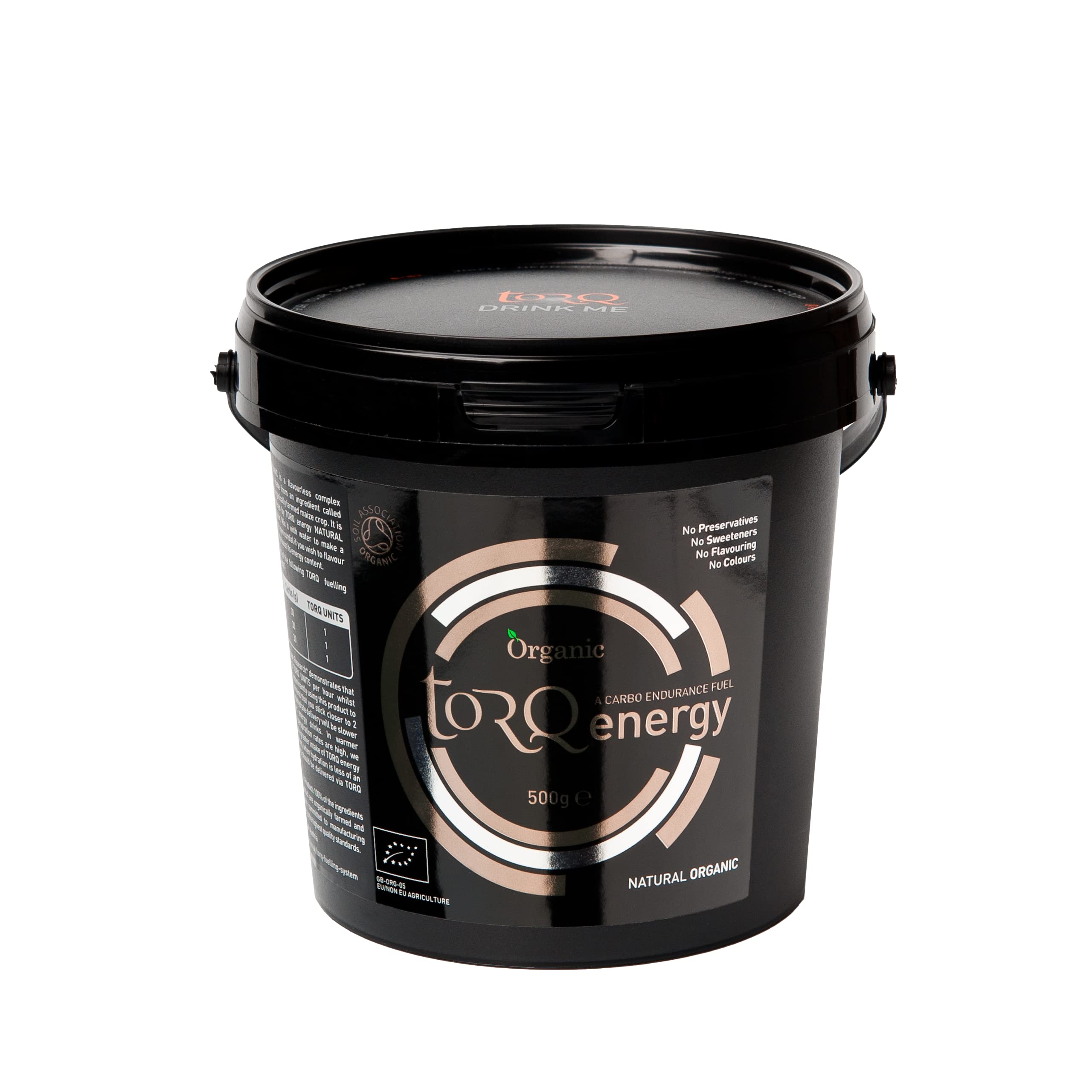 New Torq Natural Energy Drink Organic - 1 X 500 G Tqsdenorg502