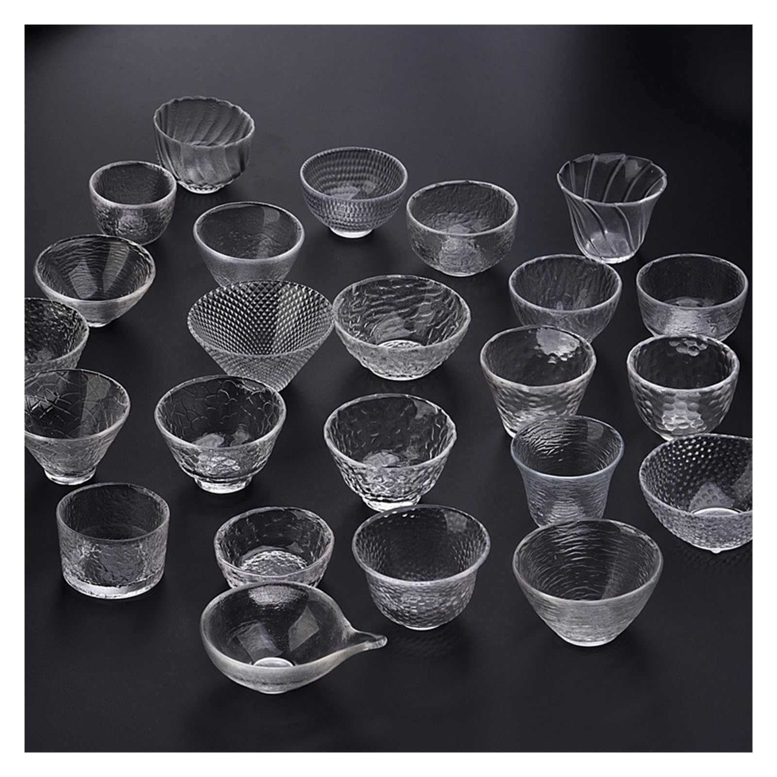 Cups, coffee cups and teacups for home use, delicate cups, housewares, Japanese-style glass teacups, kung fu teacups, master cups, hammer cups, tea cups, small teacups, tea bowls, crystal glass tea se