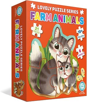 Circle Toys Lovely Puzzle Farm Animals