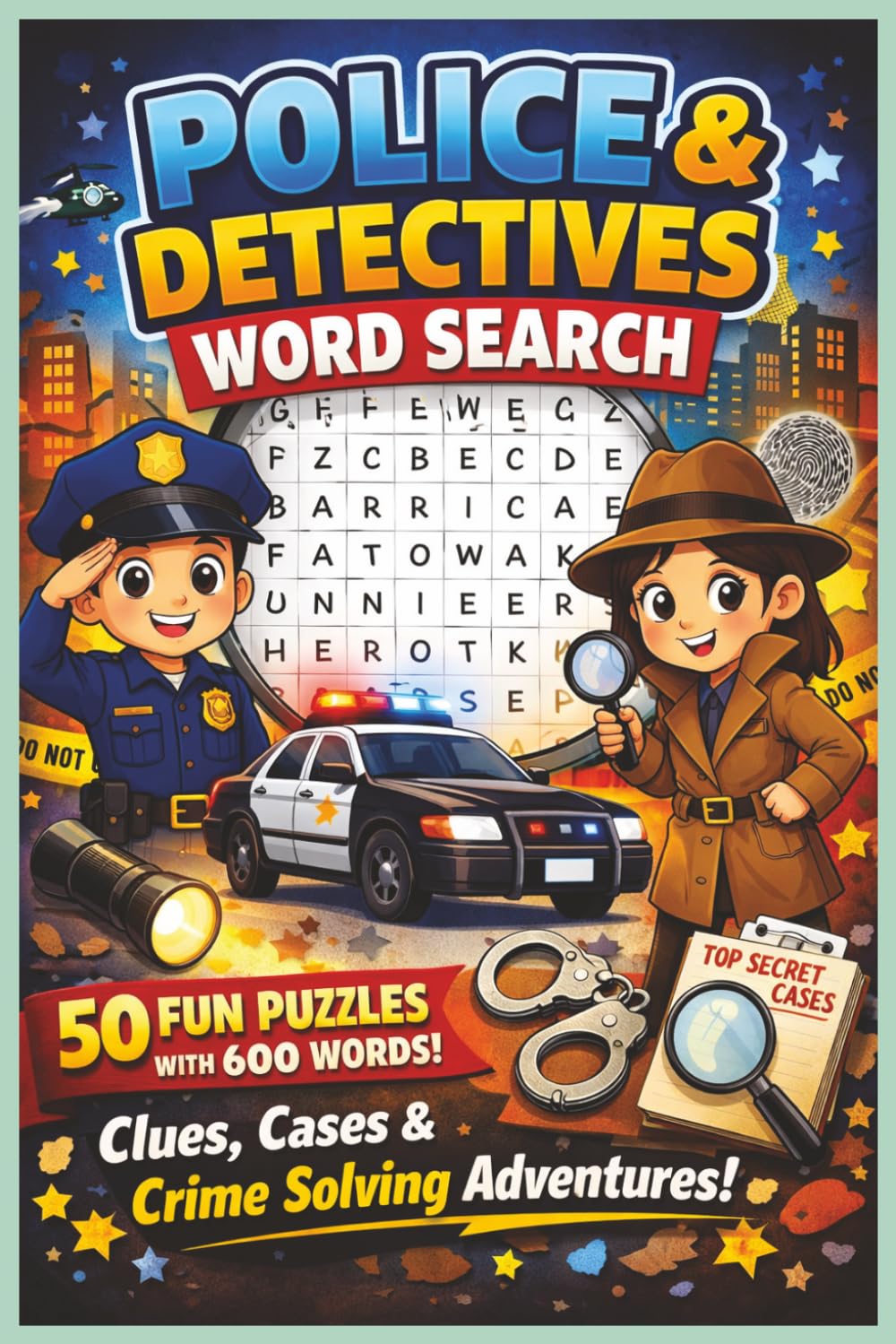 Police & Detectives Word Search