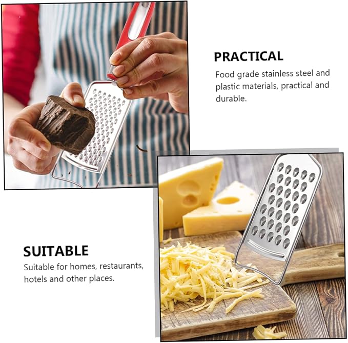 Juego de 5 ralladores de cocina PRETYZOOM de acero inoxidable miniatura 9